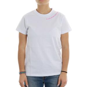 T-SHIRT A MALI ESTREMI BIANCO